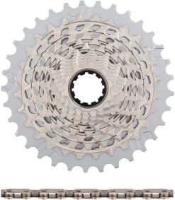 SRAM Red XG-1290 Kassette + Red PowerLock Kette 12-fach Verschleißset