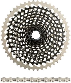 SRAM XG-1295 Kassette + PC X01 Eagle Kette 12-fach Verschleißset -Bike Parts Verkauf 295132