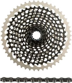 SRAM XG-1295 Kassette + PC X01 Eagle Kette 12-fach Verschleißset -Bike Parts Verkauf 295134