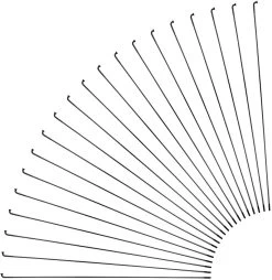 Sapim D-Light J-Bend Speichen + Nippel - 20 Stück -Bike Parts Verkauf 357575